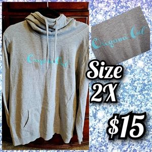 Sweatshirt, origami owl, plus size